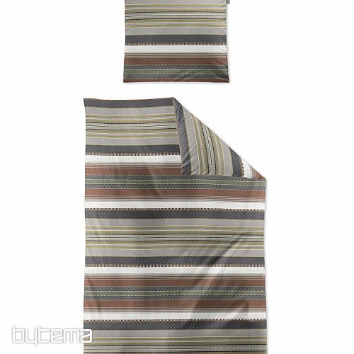IRISETTE luxury flannel bedding TOKIO 8562-11 STRIPES