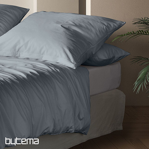 IRISETTE luxury cotton satin PARIS 8000-20 BLUE-GRAY