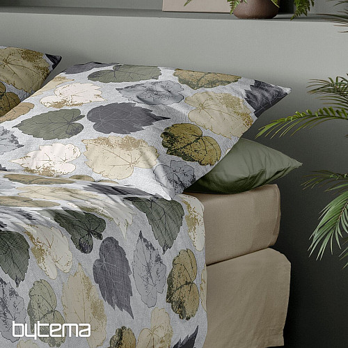 Luxury flannel bedding IRISETTE KOALA 90 gray