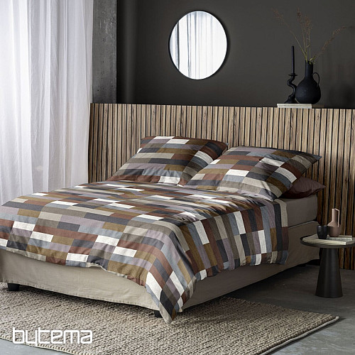 Flannel bedding IRISETTE KOALA 8534-50 brown gray