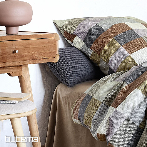 Flannel bedding IRISETTE KOALA 8534-50 brown gray