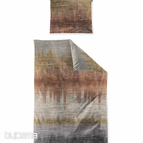 Luxury flannel bedding IRISETTE KOALA 8546-50 orange