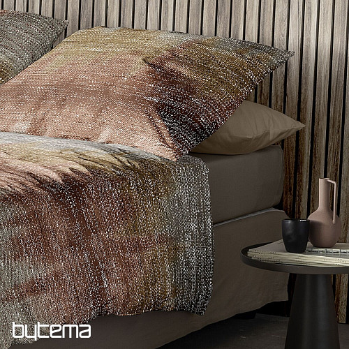 Luxury flannel bedding IRISETTE KOALA 8546-50 orange
