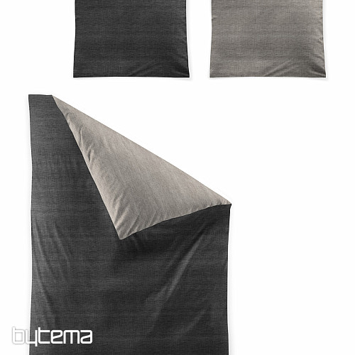 IRISETTE luxury cotton satin WAVE 8557-11 anthracite
