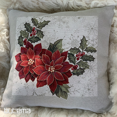 Christmas tapestry cover CHRISTMAS STAR cut-out frame
