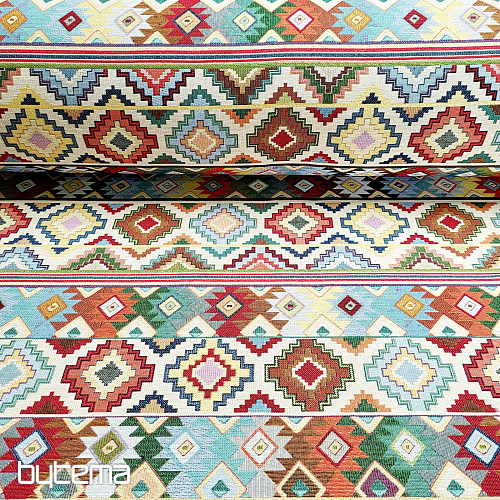 Decorative fabric MOJAVE multicolored