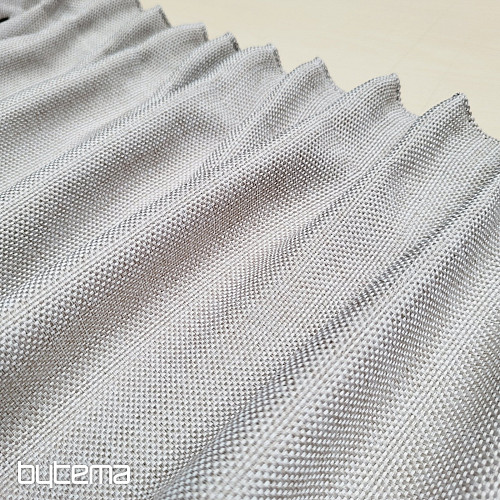 Finished decorative curtain GERSTER DIM OUT 77005/840 GRAY BEIGE