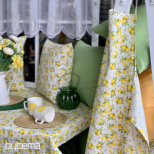Table cloth and scarf LEMON DELIGHT