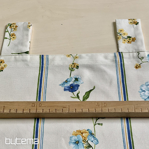 Finished curtain for loops COUNTRY GARDEN
