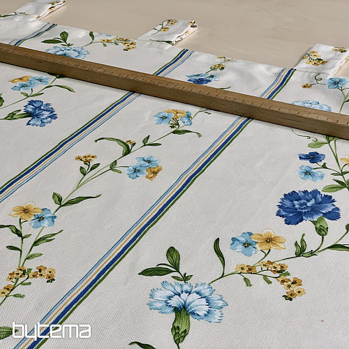 Finished curtain for loops COUNTRY GARDEN