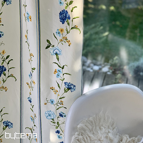 Finished curtain for loops COUNTRY GARDEN