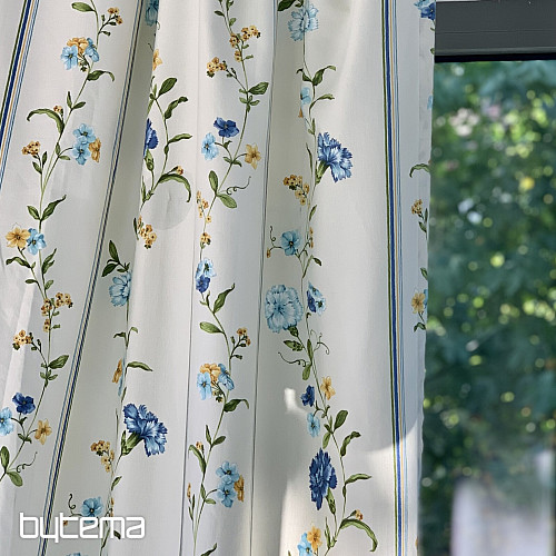 Finished curtain for loops COUNTRY GARDEN