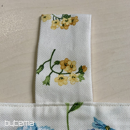 Finished curtain for loops COUNTRY GARDEN