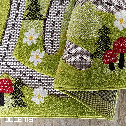 Children's rug Color Kids 02 green