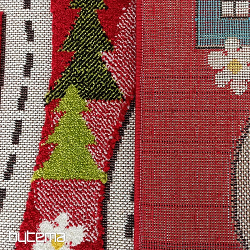 Children's rug Color Kids 02 red
