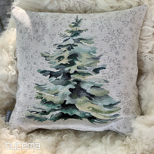 Gobelin cushion cover SPRUCE SILVER