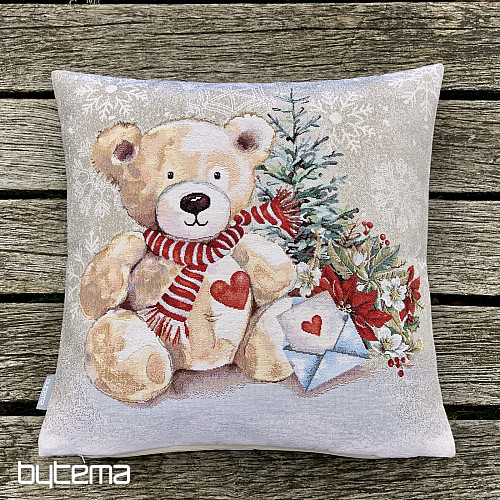 Christmas tapestry TEDDY BEAR WITH LETTER