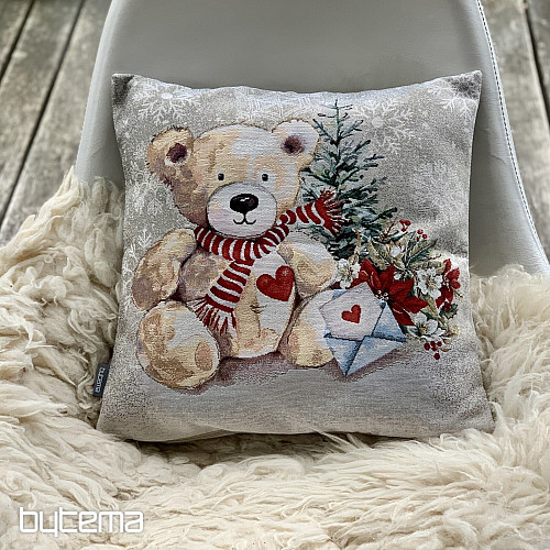 Christmas tapestry TEDDY BEAR WITH LETTER