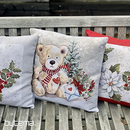 Christmas tapestry TEDDY BEAR WITH LETTER