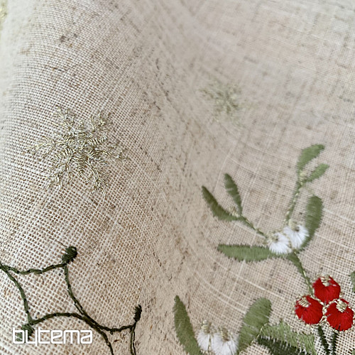 Mistletoe lace tablecloth