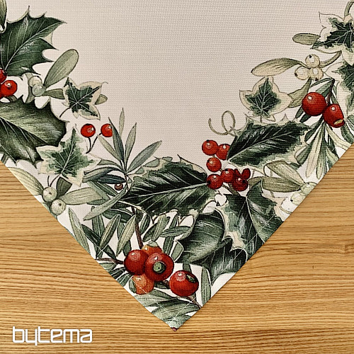Tablecloth Christmas RED BERRIES