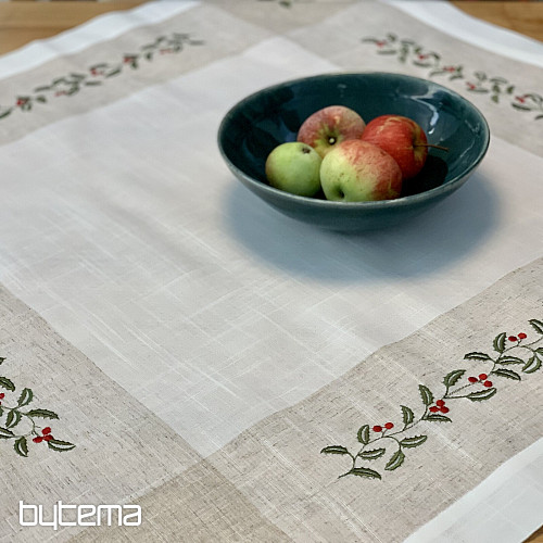 Tablecloth Twigs mistletoe frame