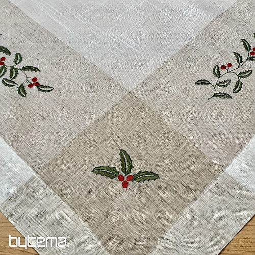 Tablecloth Twigs mistletoe frame
