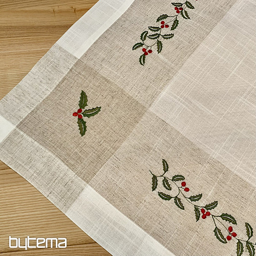 Tablecloth Twigs mistletoe frame