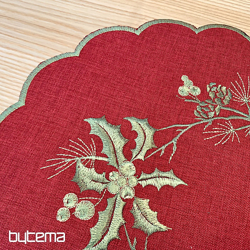 MISTLET GREEN tablecloth and oval tablecloth