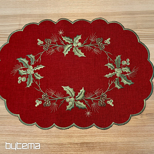 MISTLET GREEN tablecloth and oval tablecloth