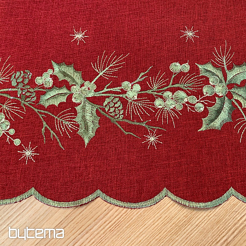 MISTLET GREEN tablecloth and oval tablecloth