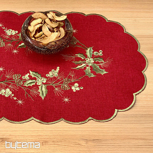 MISTLET GREEN tablecloth and oval tablecloth