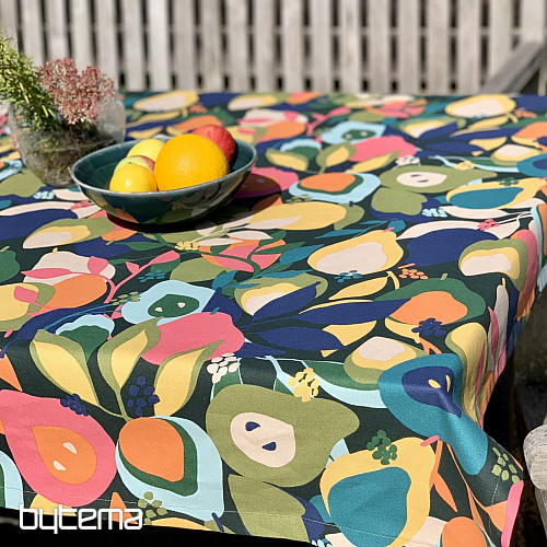 ABSTRACT PEARS tablecloth and scarf