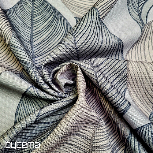 Decorative fabric MAXI FOLIAGE gray
