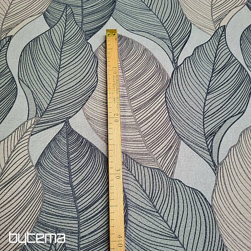 Decorative fabric MAXI FOLIAGE gray