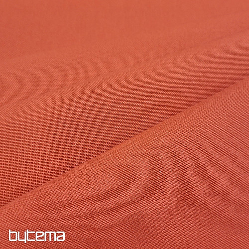 Cotton fabric UNI TERAKOTA coarse cotton 220 g