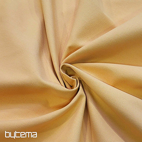 Cotton fabric UNI DARK YELLOW coarse cotton 220 g