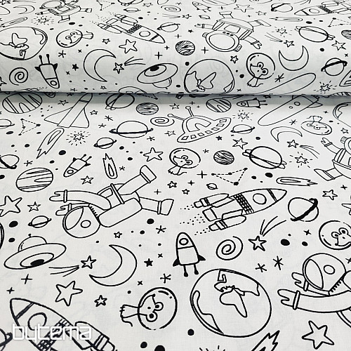 Fabric for painting SPACE