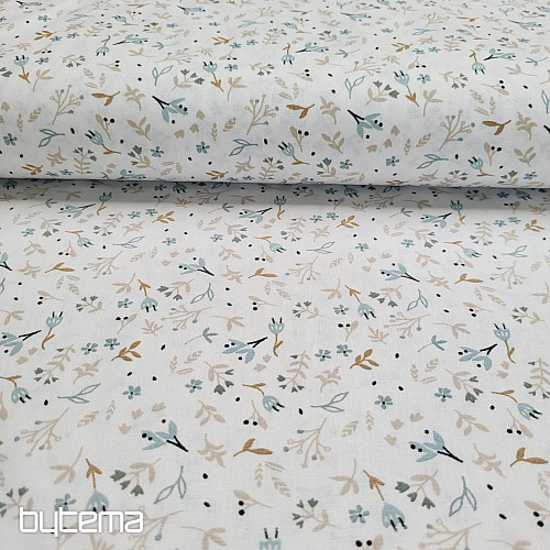 Cotton fabric MINI FLOWERS