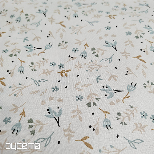 Cotton fabric MINI FLOWERS