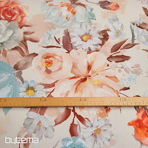 Decorative fabric GARDEN pink