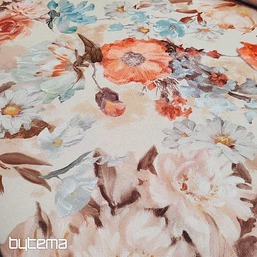 Decorative fabric GARDEN pink