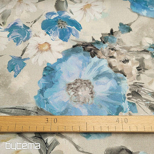 Decorative fabric GARDEN blue