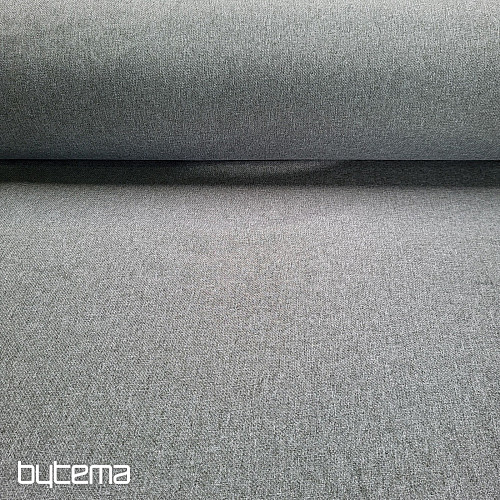 One-color designer decorative fabric GERSTER 77004 SV. GRAY 840