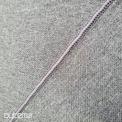 One-color designer decorative fabric GERSTER 77004 SV. GRAY 840