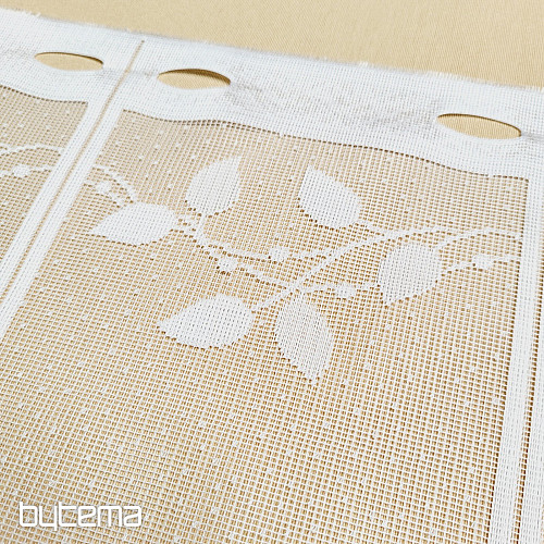 Jacquard stained glass curtain AUTUMN LEAVES