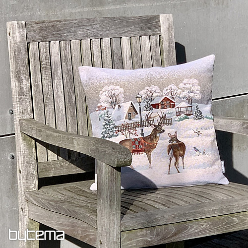 Christmas tapestry cover WINTER IDYL