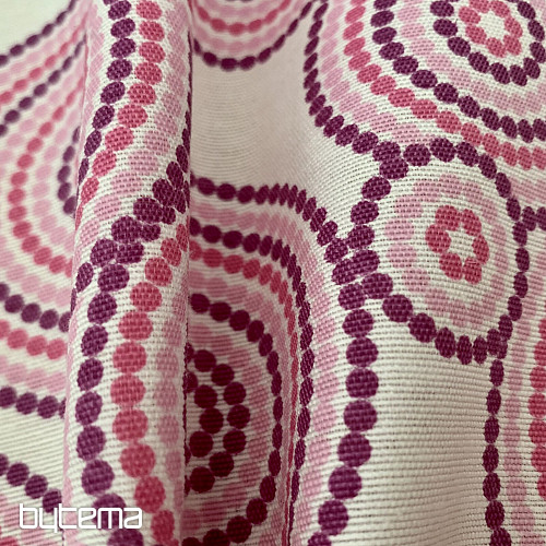 Decorative fabric MANDALA ECO lila