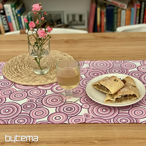 Decorative fabric MANDALA ECO lila