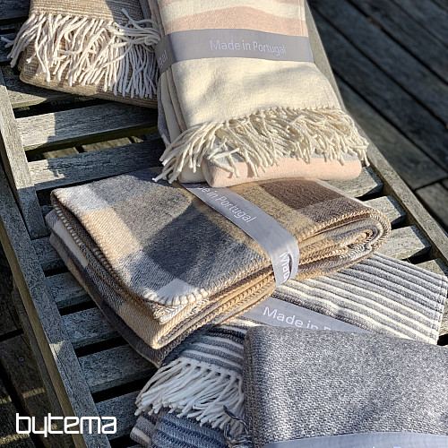 Blanket PINK WITH FRINGES
